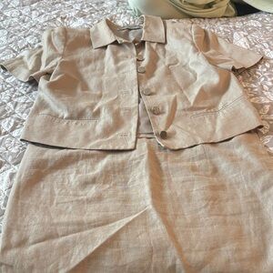 Amanda Smith Pur Linen Dress and Jacket